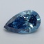 2.70 Ct. Fancy Vivid Malibu Blue Pear Lab Grown Diamond