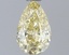 0.59 Ct. Fancy Yellow Pear Lab Grown Diamond