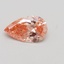 0.50 Ct. Fancy Intense Pink Pear Lab Grown Diamond