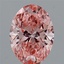 1.76 Ct. Fancy Vivid Pink Oval Lab Grown Diamond
