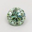 1.50 Ct. Fancy Vivid Green Round Lab Grown Diamond