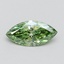 0.83 Ct. Fancy Vivid Green Marquise Lab Grown Diamond