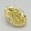 2.15 Ct. Fancy Vivid Yellow Oval Lab Grown Diamond
