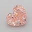 1.09 Ct. Fancy Vivid Pink Heart Lab Grown Diamond