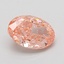 1.09 Ct. Fancy Vivid Pink Oval Lab Grown Diamond