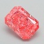 1.10 Ct. Fancy Vivid Pink Radiant Lab Grown Diamond