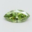 1.04 Ct. Fancy Vivid Green Marquise Lab Grown Diamond