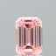 1.53 Ct. Fancy Vivid Pink Emerald Lab Grown Diamond