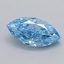 0.53 Ct. Fancy Vivid  Blue Marquise Lab Grown Diamond