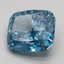 10.27 Ct. Fancy Vivid Blue Cushion Lab Grown Diamond