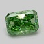1.09 Ct. Fancy Vivid  Green Radiant Lab Grown Diamond