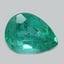 8.0x6.0mm  Green  Pear   Emerald