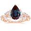 14K Rose Gold Secret Garden Diamond Ring (1/2 ct. tw.), smalltop view