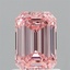 1.90 Ct. Fancy Vivid Pink Emerald Lab Grown Diamond