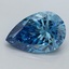 2.09 Ct. Fancy Vivid Blue Pear Lab Grown Diamond