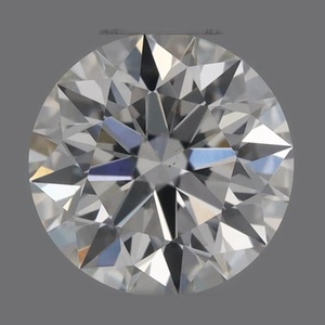 Round diamond — real photo