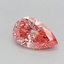 0.36 Ct. Fancy Vivid Pink Pear Lab Grown Diamond