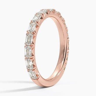 Nathalie Emerald Cut Lab Diamond Ring (7/8 ct. tw.)