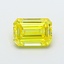 1.98 Ct. Fancy Vivid  Yellow Emerald Lab Grown Diamond