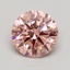 1.03 Ct. Fancy Intense Pink Round Lab Grown Diamond