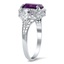 The Alger Ring, smalltop view on a hand