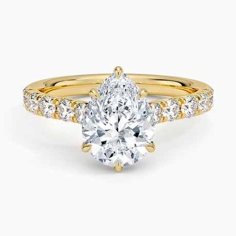18K Yellow Gold Anthology Half Coverage Diamond Ring (1/2 ct. tw.)