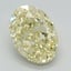 3.27 Ct. Fancy Intense Yellow Oval Lab Grown Diamond