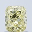 1.04 Ct. Fancy Intense Yellow Cushion Lab Grown Diamond