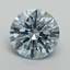 4.10 Ct. Fancy Vivid Blue Round Lab Grown Diamond