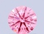 0.82 Ct. Fancy Vivid Pink Round Lab Grown Diamond