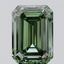 5.09 Ct. Fancy Green Emerald Lab Grown Diamond