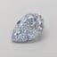 1.28 Ct. Fancy Intense  Blue Pear Lab Grown Diamond