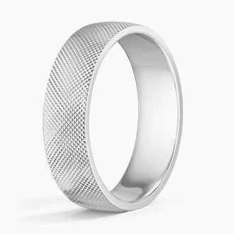 Mojave Maverick 6mm Wedding Ring in Platinum