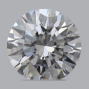 Round diamond — real photo