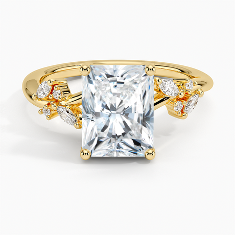Marquise Cluster Engagement Ring - Arden