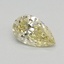 0.42 Ct. Fancy Intense Yellow Pear Lab Grown Diamond