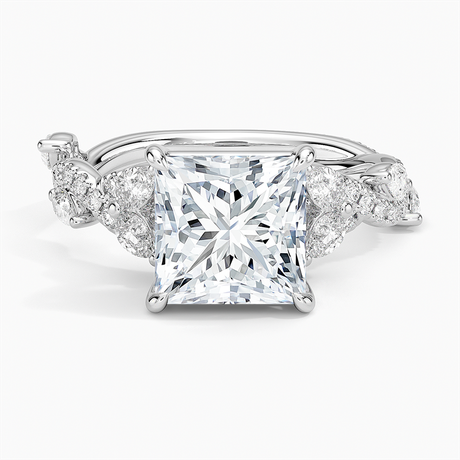 18K White Gold Vintage Secret Garden Diamond Ring (2/3 ct. tw.)