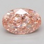 13.13 Ct. Fancy Vivid Pink Oval Lab Grown Diamond