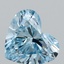 2.01 Ct. Fancy Vivid  Blue Heart Lab Grown Diamond