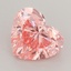 3.02 Ct. Fancy Vivid  Pink Heart Lab Grown Diamond