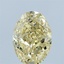 1.04 Ct. Fancy Intense Yellow Oval Lab Grown Diamond