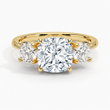 Three Stone Diamond Engagement Ring