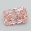 3.02 Ct. Fancy Vivid  Pink Radiant Lab Grown Diamond
