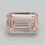 7.08 Ct. Fancy Intense Pink Emerald Lab Grown Diamond