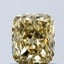 1.03 Ct. Fancy Intense Yellow Cushion Lab Grown Diamond