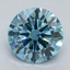 3.04 Ct. Fancy Vivid Blue Round Lab Grown Diamond