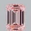 3.04 Ct. Fancy Vivid Pink Emerald Lab Grown Diamond