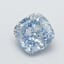 1.35 Ct. Fancy Intense Blue Cushion Lab Grown Diamond