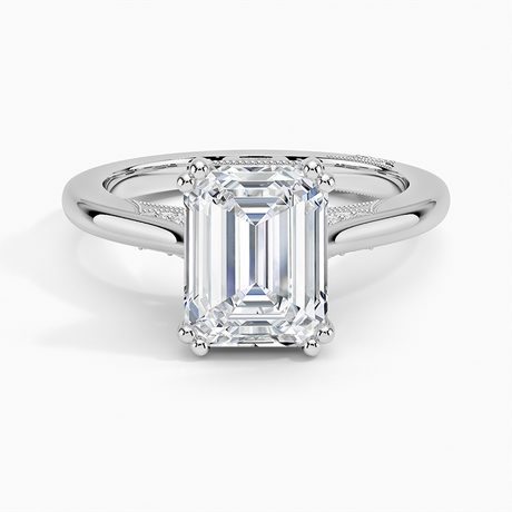 Cathedral Shoulder Bead Prong Diamond Setting
