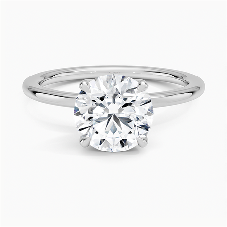 Platinum 1.5mm Petite Elodie Perfect Fit Solitaire Ring